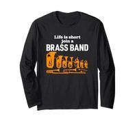 Humour Drôle pour Brass Band Musicien Une Blague Brass Band Manche Longue