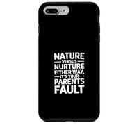 Humour drôle Sarcastique Disant Que C'est la faute de Vos Parents Coque pour iPhone 7 Plus/8 Plus