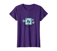 Humour du Tableau périodique : AR That's Argon Laughing T-Shirt, Femme, Violet, L