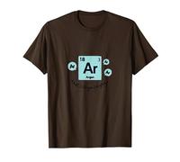 Humour du Tableau périodique : AR That's Argon Laughing T-Shirt, Homme, Marron, XXL