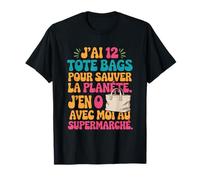 Humour Écolo Imparfaite Tote Bag Planète Drôle Femme T-Shirt