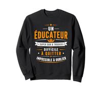 Humour éducateur spécialisé Homme Super éducateur Sweatshirt