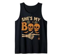 Humour Effrayant Amusant She's My Boo Halloween Party Débardeur