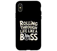 Humour en Fauteuil Roulant drôle Handicap Personnes handicapées Handicap Handicap Coque pour iPhone X/XS