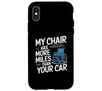 Humour en Fauteuil Roulant drôle Handicap Personnes handicapées Handicap Handicap Coque pour iPhone X/XS