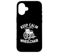 Humour en Fauteuil Roulant drôle Handicap Personnes handicapées Handicap Handicap Coque pour iPhone 16