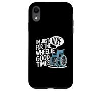 Humour en Fauteuil Roulant drôle Handicap Personnes handicapées Handicap Handicap Coque pour iPhone XR