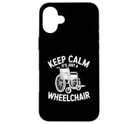 Humour en Fauteuil Roulant drôle Handicap Personnes handicapées Handicap Handicap Coque pour iPhone 16 Plus