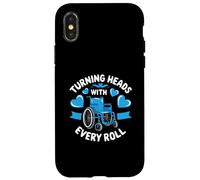 Humour en Fauteuil Roulant drôle Handicap Personnes handicapées Handicap Handicap Coque pour iPhone X/XS