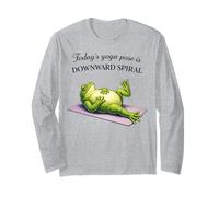 Humour en Forme de Grenouille pour Yoga Manche Longue