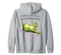 Humour en Forme de Grenouille pour Yoga Sweat à Capuche