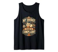 Humour énergie plainte Typographie Amusante Débardeur