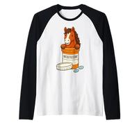Humour équestre antidépresseur américain Quart de Cheval Manche Raglan