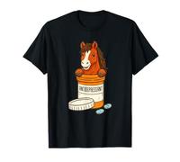 Humour équestre antidépresseur américain Quart de Cheval T-Shirt