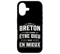 Humour « Etre Breton C'est comme être Dieu mais en Mieux » Coque pour iPhone 17