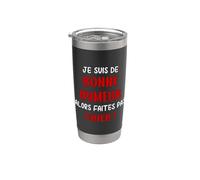 Humour faites pas chier Je Suis De Bonne Humeur Gobelet isotherme en acier inoxydable double paroi