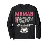 Humour Familial Design de Maman Blagues pour Parents Manche Longue