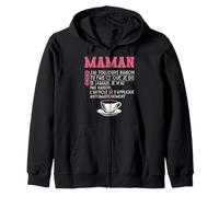 Humour Familial Design de Maman Blagues pour Parents Sweat à Capuche