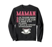 Humour Familial Design de Maman Blagues pour Parents Sweatshirt