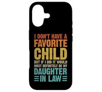 Humour Familial I Don't Have A Favorite Child Daughter in Law Coque pour iPhone 17