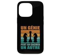 Humour Fan Amateur Échecs Un Génie Jeu de Stratégie Drôle Coque pour iPhone 13 Pro