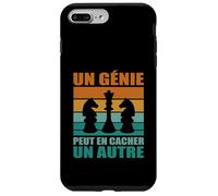 Humour Fan Amateur Échecs Un Génie Jeu de Stratégie Drôle Coque pour iPhone 7 Plus/8 Plus