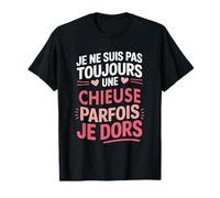 Humour Femme Design Drôle Attitude - Parfois Je Dors T-Shirt