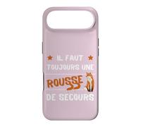 Humour Femme Il Faut Toujours Une Rousse de Secours Coque pour iPhone Air