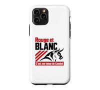 Humour féria Basque dax fêtes Rouge Et Blanc Combat Feria Coque pour iPhone 11 Pro