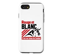 Humour féria Basque dax fêtes Rouge Et Blanc Combat Feria Coque pour iPhone SE (2020) / 7/8