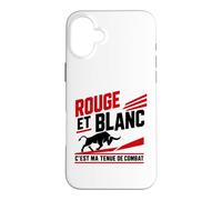Humour féria Basque dax fêtes Rouge Et Blanc Feria Coque pour iPhone 16 Plus