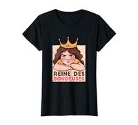 Humour Fille Qui Boude Reine des Boudeuses T-Shirt