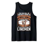 Humour Fortunate Enough to Be a Lineman Trade Pride Débardeur