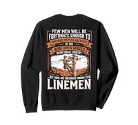 Humour Fortunate Enough to Be a Lineman Trade Pride Sweatshirt