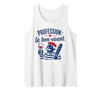Humour Français Baguette France Bon Vivant Débardeur
