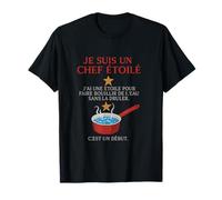 Humour Francais Chef Etoile Michelin Imprime T-Shirt