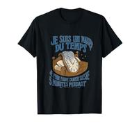 Humour francais montre fondue Dali vortex temps & sieste T-Shirt