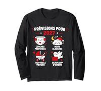 Humour Future Papa et Maman Blague Annonce Grossesse 2027 Manche Longue