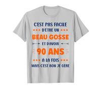 Humour Garçon 90 ans Beau gosse Anniversaire 90 ans T-Shirt