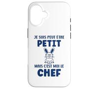 Humour garçon Enfant Je suis Petit mais C'est Moi Le Chef Coque pour iPhone 16
