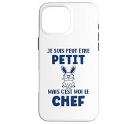 Humour garçon Enfant Je suis Petit mais C'est Moi Le Chef Coque pour iPhone 16 Pro Max