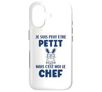 Humour garçon Enfant Je suis Petit mais C'est Moi Le Chef Coque pour iPhone 17