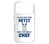 Humour garçon Enfant Je suis Petit mais C'est Moi Le Chef Coque pour iPhone 17 Pro