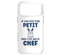 Humour garçon Enfant Je suis Petit mais C'est Moi Le Chef Coque pour iPhone 17 Pro Max