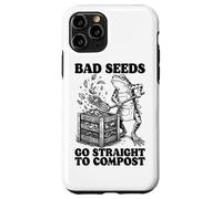Humour Gardening Frog Joke Bad Seeds Go Straight to Compos Coque pour iPhone 11 Pro