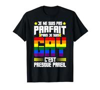 Humour Gay Parfait Copain Copine LGBT Homosexuel Communauté T-Shirt
