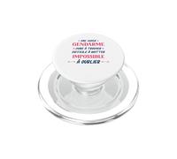 Humour Gendarmerie Femme Super Gendarme PopSockets PopGrip pour MagSafe