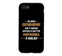 Humour Gendarmerie Homme Super Gendarme Coque pour iPhone SE (2020) / 7/8