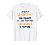 Humour Gendarmerie homme super Gendarme T-Shirt