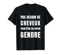 Humour Gendre Chauve Idée-cadeau Drôle Pour Super Gendre T-Shirt